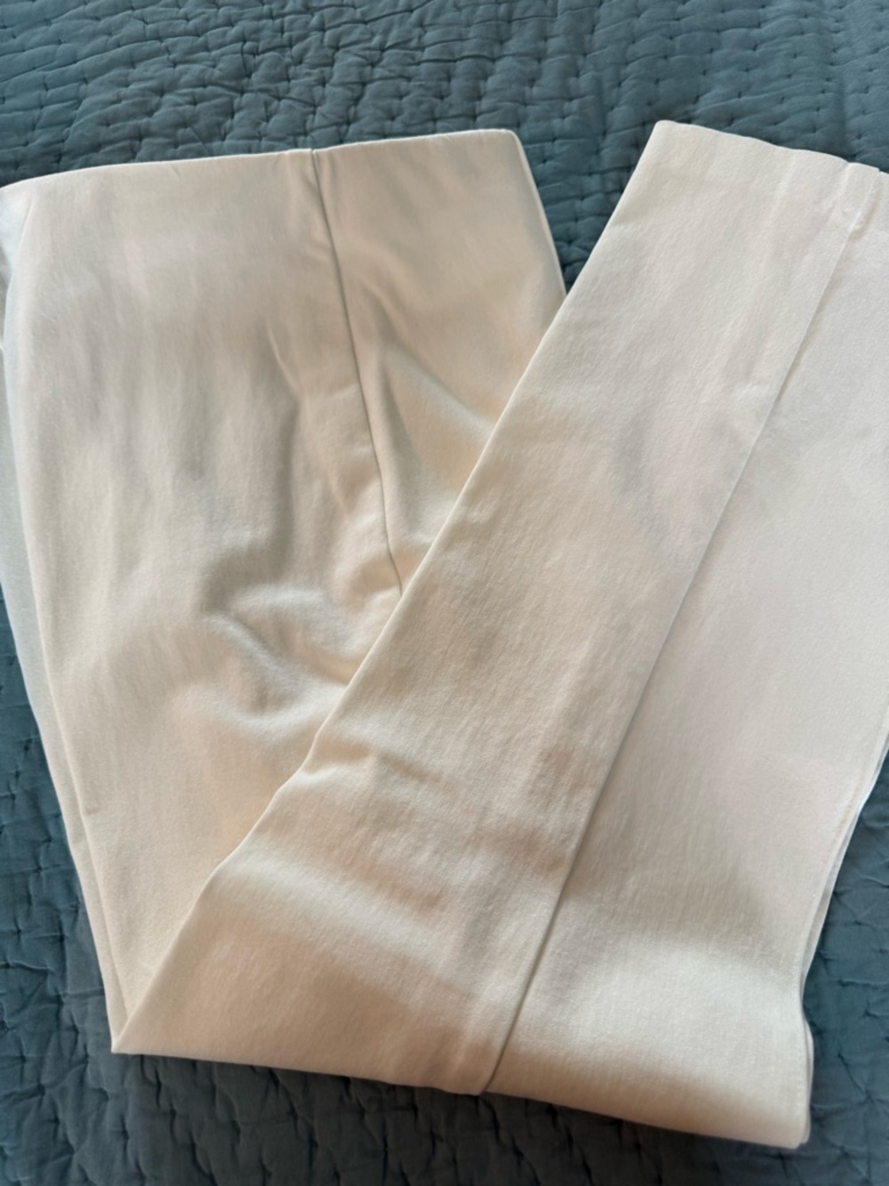 Karen Kane Off-White Skirt with Clean Waistband